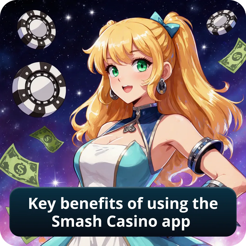 Key benefits of using the Smash Casino app