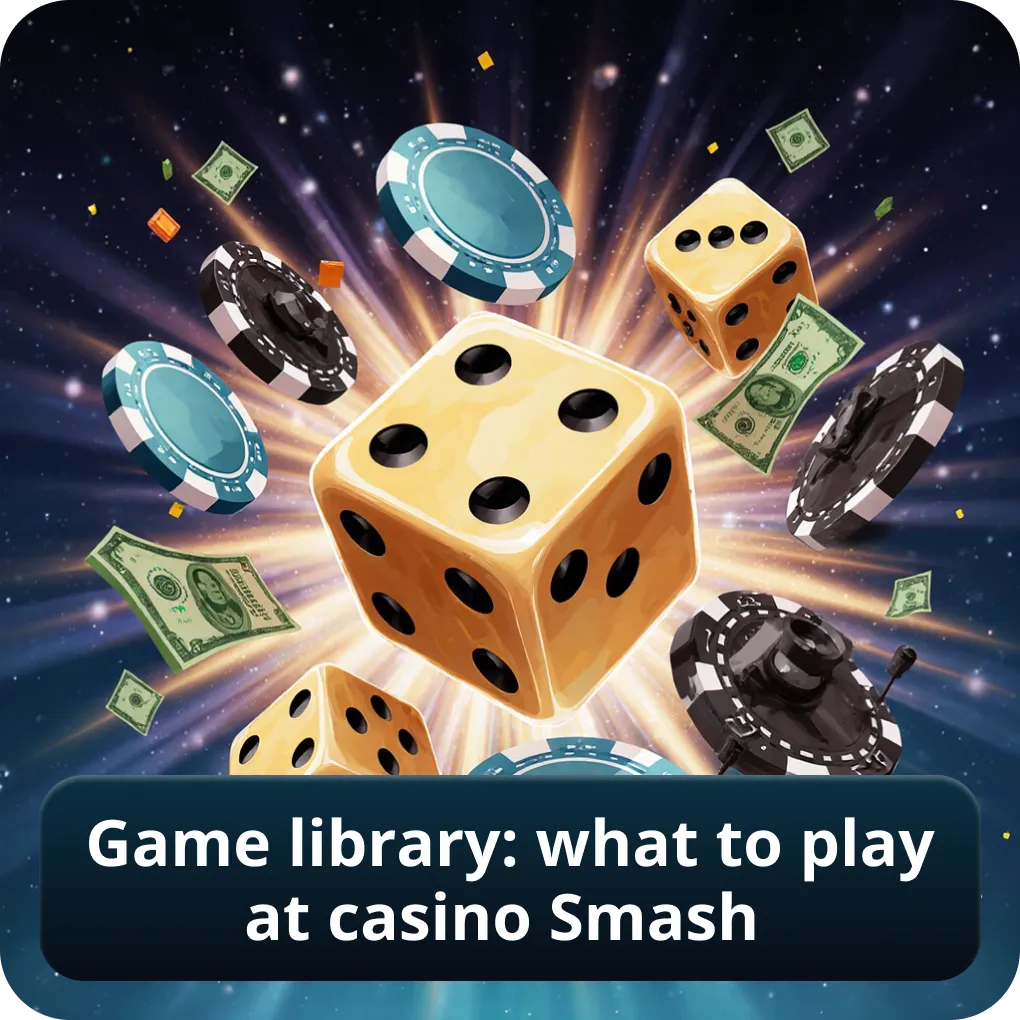 Game library: what to play at Casino Smash