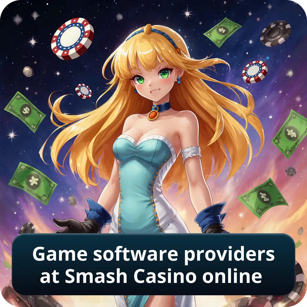 Game software providers at Smash Casino online