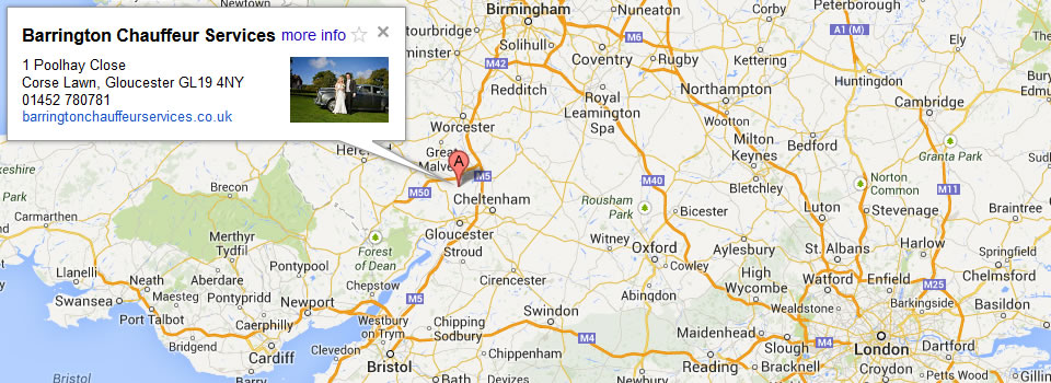 Contact Barrington Chauffeur Services